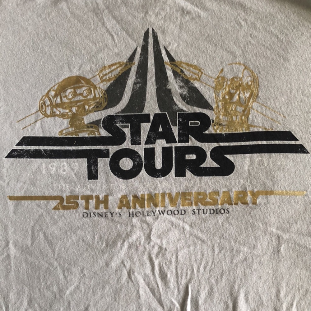 Hanes Star Wars “Star Tours” 25th Anniversary T-Shirt - Picture 3 of 9